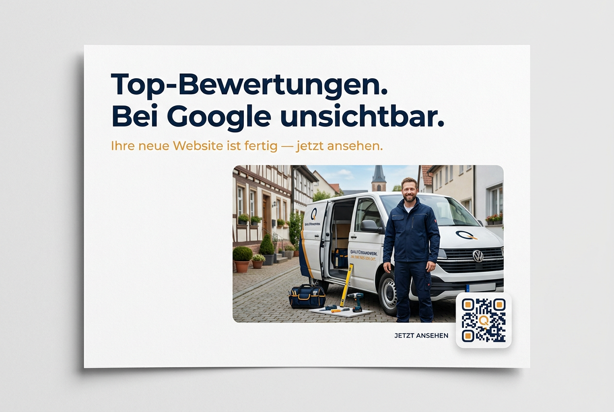 Handwerker Postkarte